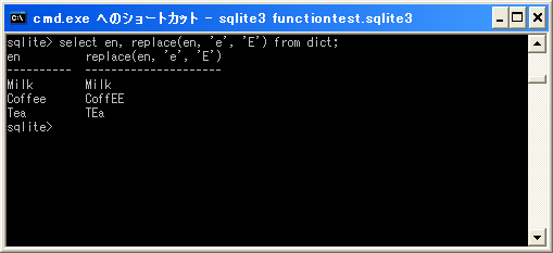 sqlite command line from visual studios